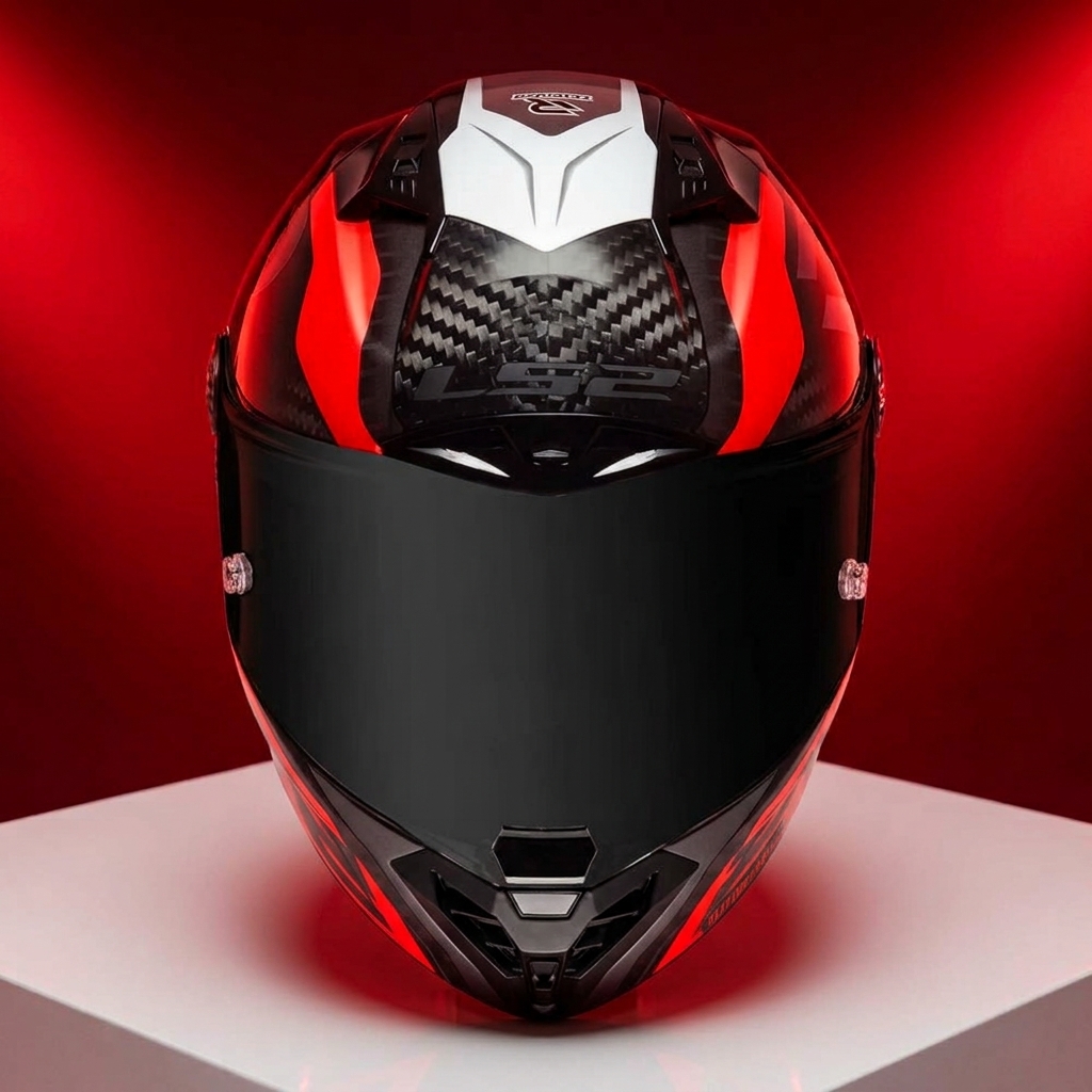 Casque Moto Vert
