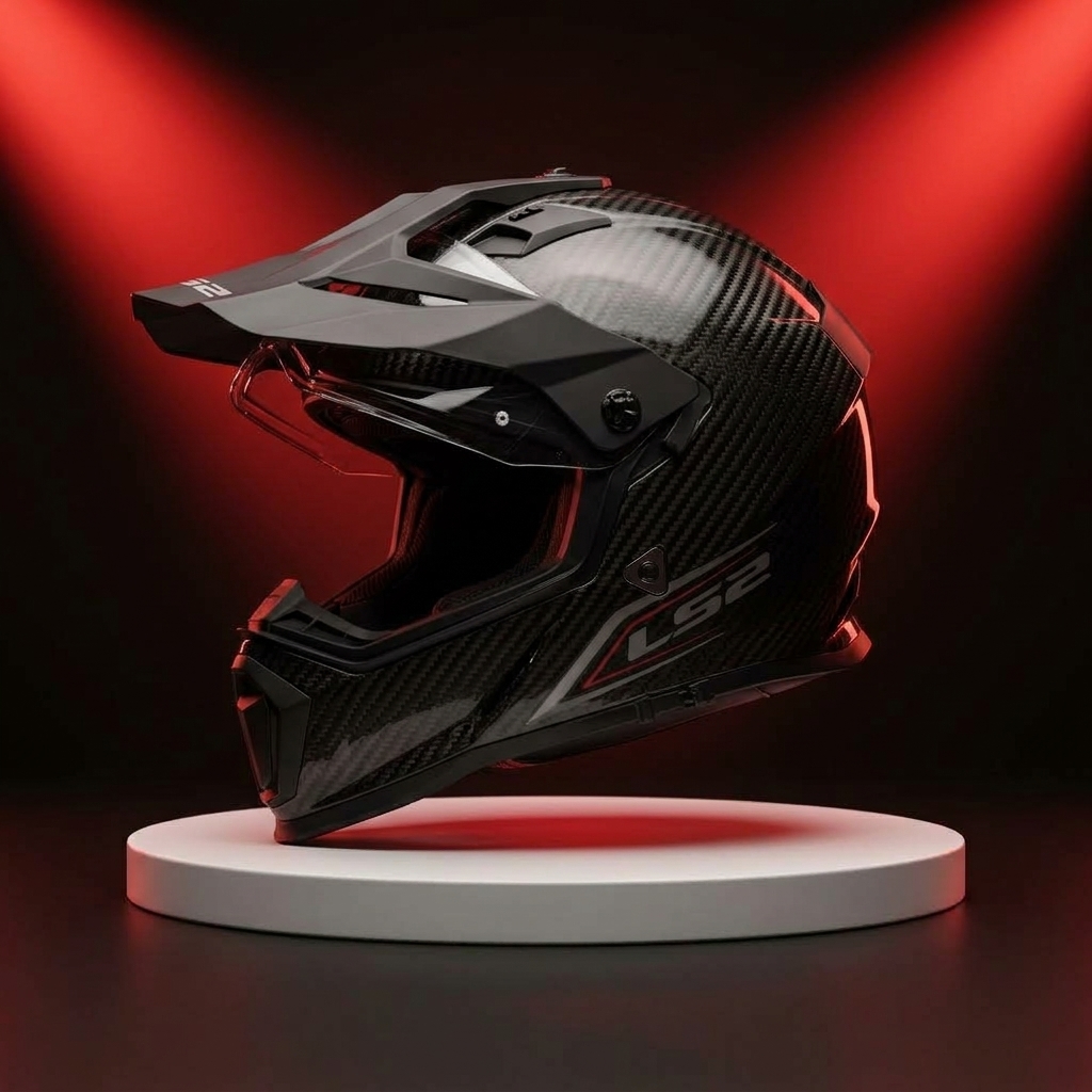 Casque Moto LS2 Adventure Rouge