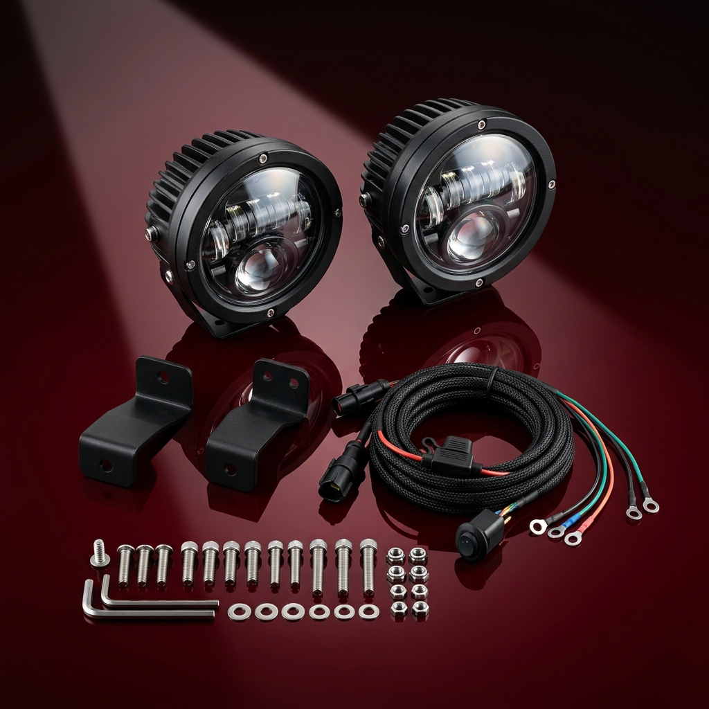 Feux Additionnels LED Ronds 40W (Paire)